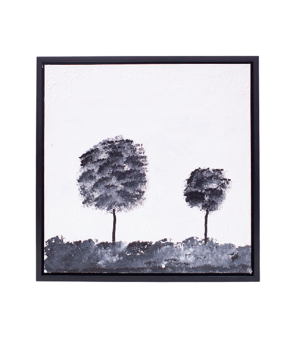 Charcoal Forest Art Set Paintings
