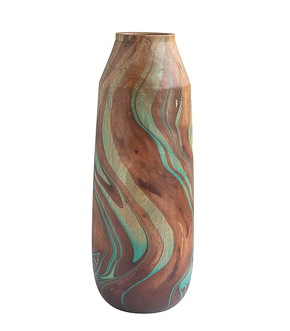 Conical Northern Lights Vase (Short )