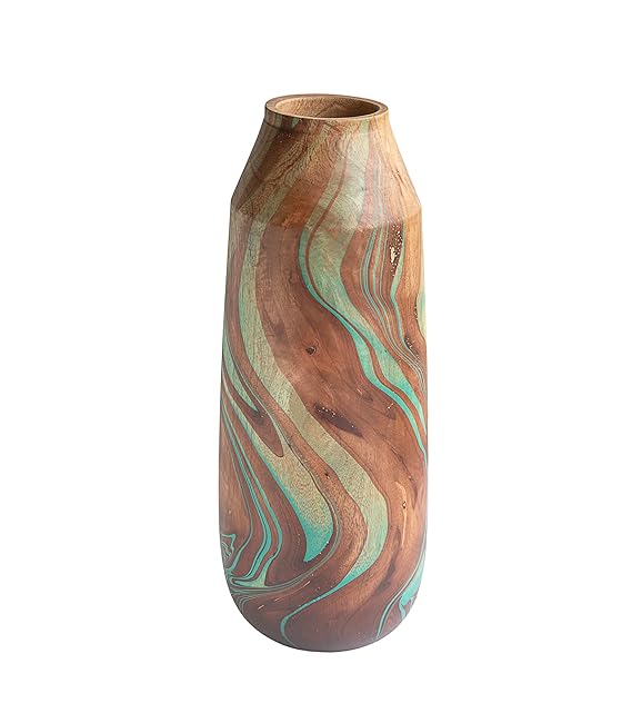 Conical Northern Lights Vase (Short )