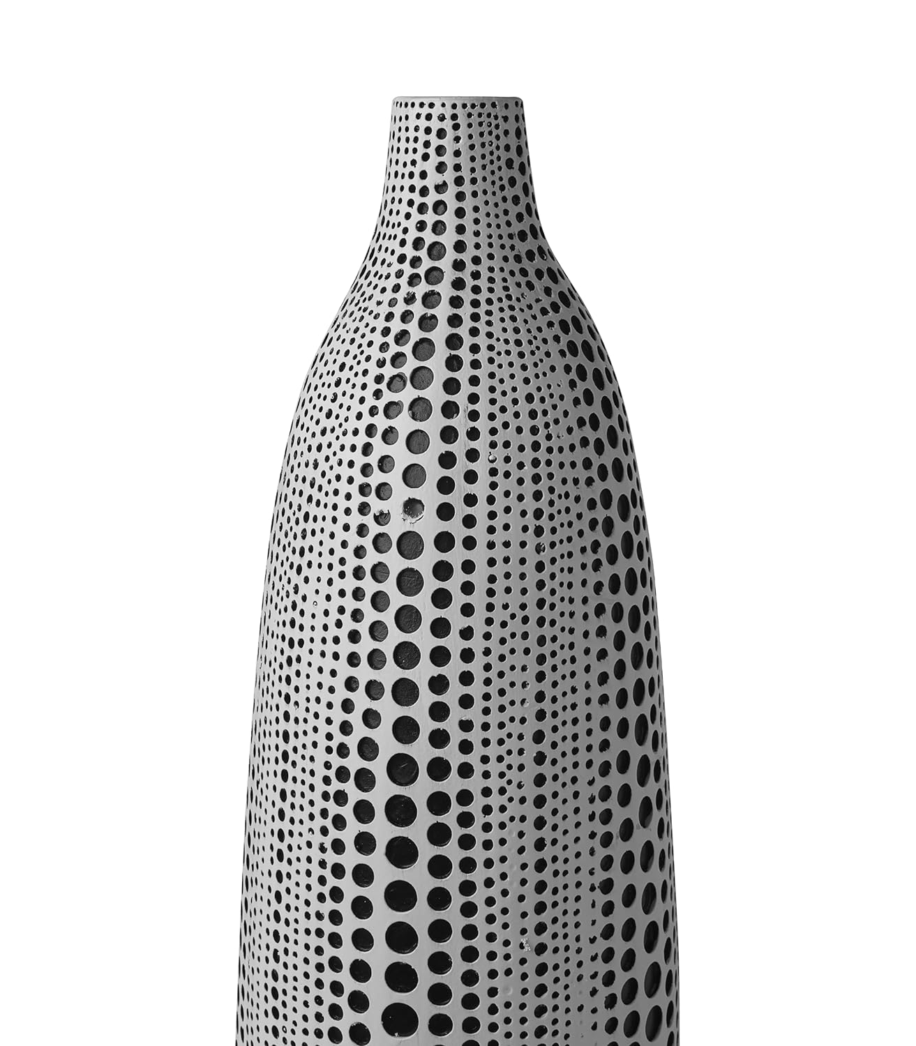Polka White Vase (Tall)